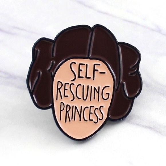 Jewelry - LAST 1! NEW Self Rescuing Princess Enamel Pin
